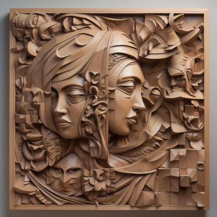 نموذج ثلاثي الأبعاد لآلة CNC 3D Art 